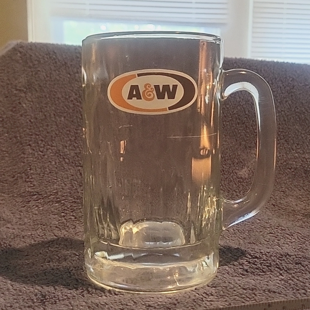 A&W 8" tall heavy duty mug: This vintage mug is impressive, minor scratches.